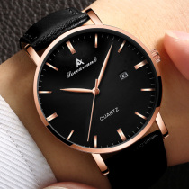 Waterproof Steel Belt Mens Watch fine steel mens watch business watch fashion rhinestones mens watch quartz watch men