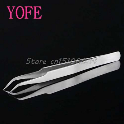 new New 3 Pcs Precision Curved Straight Tweezer Set Stainle