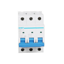  Zhengtai miniature circuit breaker NB1-63 3P D1A 2A 3A 4A 6A 6KA D-type three-pole switch