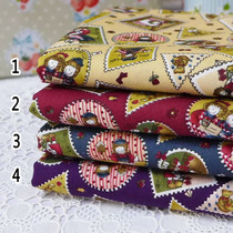 Cotton cotton cotton cloth plain woven cotton poplin fabric stamp reactive printing does not fade