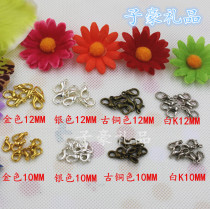 diy handmade ornament accessories necklace bracelet Material lobster buckle elastic buckle 10 mm 12 mm Buckle