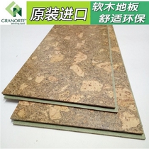 Amorim Raw Bottling Imported Soft Wood Flooring Wear-proof Soundproof Adhesive type Lock Europe Native Cork Blue Flowing Water