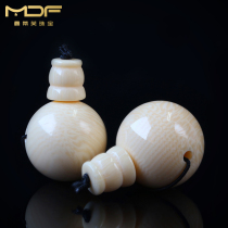 Chinese imitation ivory white tee Buddha head handmade diy ornament accessories Buddha Everest bodice handbag with beads