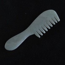 Water jade ice natural Jade A cargo Burmese comb massage carving pendant to play in kind send certificate