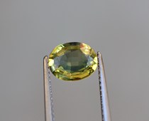 Natural non-burning non-beryllium diffusion yellow color sapphire bare stone Good fire color vvs grade 1 78ct special offer