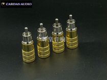 US Cardas GRCM RCA signal plug silver-plated rear rhodium-plated aperture 7 5MM