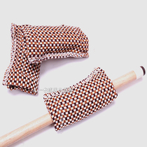 High-grade snooker club double-sided velvet Rod sleeve nine-ball front stick magic cleaning cloth frosted Rod cloth cover