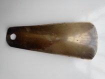 Antique components package old antique collection Qing Dynasty old objects film and television props copper shoe slip