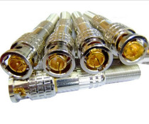  Solder-free metal connector Full metal BNC connector Q9 head American gold-plated BNC connector Camera accessories