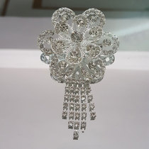 Drill Decorated Flowers Shape Bright Water Drill Chest Stitch Diy Headwear Adornment Materials Wedding Dresses Accessories Accessories Accessories