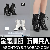 ZYTOYS ZY16-28 1 6 High Help Zipper Straps Female High Heel Shoe Soldier Puppet Accessories Model Hands spot