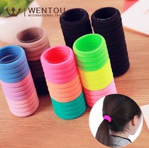 9 9th Korean head jewelry elastic large seamless rubber band Hairband hair rope head rope hair accessories