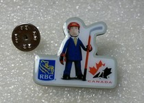 2010 Vancouver Winter Olympics Badge Canadian Hockey League Sponsor Badge Royal Bank Badge
