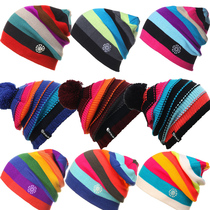 Winter outdoor ski hat male and female lovers knitted hat windproof warm thickened mountaineering ski hat male and female models