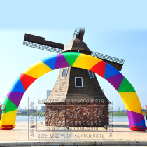  Exclusive new air mold 6 meters 8 meters 10 meters wedding ceremony promotion opening rainbow door triangle splicing arch