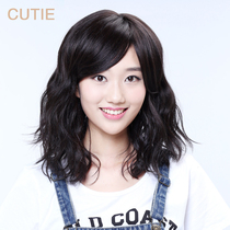 Delicate wig female long curly hair pear flower head simulation hair fluffy short curly hair corn hot full wig set