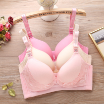 Real shot 9313 new front button pregnant women nursing bra anti-sagging no steel ring underwear delivery adjustment bra