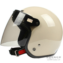 Taiwan Zhengan Kaqi Harley electric motorcycle helmet for men and women safety sunscreen UV retro half Autumn Winter