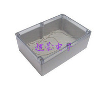 PC transparent cover plastic waterproof box instrument Shell security outdoor box plastic junction box 265*185*95