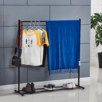 Clothes pole type drying clothes pole Single pole floor standing folding top sky balcony hanger