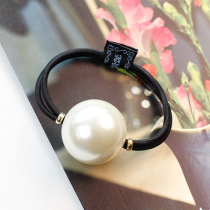 Hot sale Korea oversized pearl Hairband Korean version of tie hair accessories rubber band head rope hair rope hair floral headdress headwear