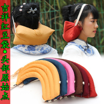 Auspicious red bean bag original point warm pack neck red bean bag neck head triangle pillow red bean hot pack bag