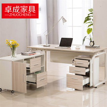 Special offer boss table steel wood Guangzhou furniture desk simple modern executive desk supervisor table manager table direct sales