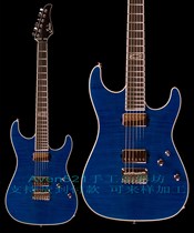 Customer Custom suhrs standard trans blue swamp electric guitar