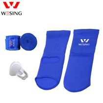 Jiuzhishan wesing sanda bandage boxing protective gear Tooth protection Hand belt foot protection back sports protection three-piece set