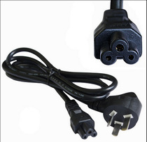  Manufacturers original laptop power cord three-hole wire plug national standard