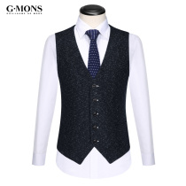 G Mons Guillaume Fall Winter Men's Suit Vest Snowflake England Vest Casual Slim Formal Business