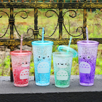 Hans edition of a 0-degree summer ice cup dragon cat cup ice drinking ice cold one summer cartoon dragon cat mug