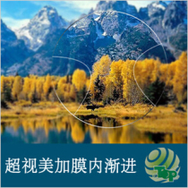 Transcendent beauty 1 56 film ultra-thin internal progressive myopia lens multi-focus 1 6 1 67 resin eye frame