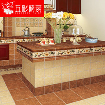 Multicolored elf cabinet sink kitchen ceramic waist line Bathroom size pressure strip Mirror frame edge strip 165