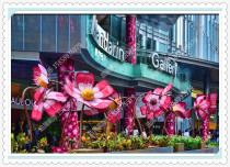 Large Art Flowers Outdoor Beauty Chen Floral Decoration Walking Street Hallway Mall Door Head Placement Big Flower Styling