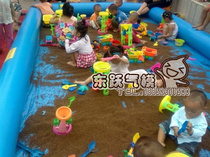 PVC inflatable sand pool plant sand custom PVC sand pool factory direct sale pool sand pool pool