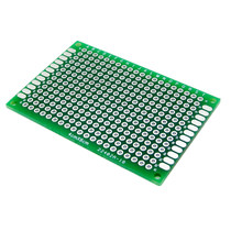 (5) Million board 4*6cm circuit board Cave cave board Experimental board PCB double side tin plating 2 54 pitch
