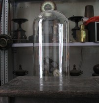 German 400 day clock glass bell cover