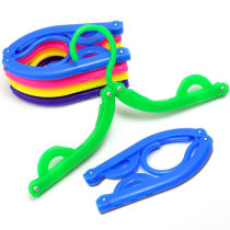 Travel standing products simple plastic hangers portable folding non-slip hook
