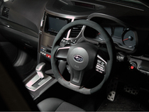 PROVA D-type suede steering wheel forest man XV Lions pride