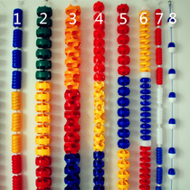 Competition split channel water line Six diamond windmill spiral swimming pool Lane line buoy 8 specifications