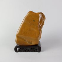 Yellow Dragon Jade Wax Permafrost Seed Stock Boutique Original Chiishi A Cargo Fine Yunnan Mausoleum Bonsai Water Absorbing Fake Mountain Head Crater Drill