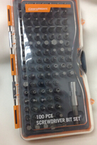 Eleware 100PCE SECURITY BIT SET ALEVO 100 Piece SET Batch Headset