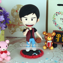 Xingyun Pavilion] DIY Real person Jay Chou Q-version hand Doll Doll custom-made non-soft pottery gift ornaments