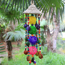 Color wind chimes Lijiang features pure handmade accessories Inn bar decoration window sill hanging ornaments to give girlfriend gifts