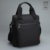 FIDO DIDO mens hand single shoulder bag briefcase oxford bungart mens bag minimalist business casual Inron