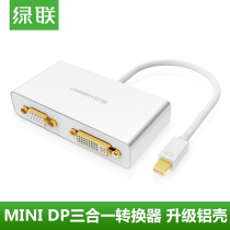 Green union mini DP to VGA HDMI DVI converter Lightning connection projector adapter cable for Apple
