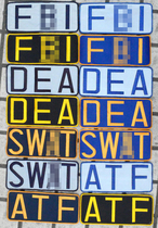 US Power Division Tactical Vest Back Patch Badge