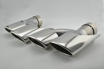 Suitable for Mercedes-Benz ML300 ML350 ML500 modified stainless steel exhaust pipe tail nozzle tail throat muffler