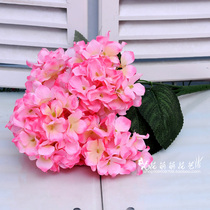 Simulation Florist Residence Decoration Office Furnishing Plants 6 Heads Embroidered Ball Flowers Simulation Flowers Bouquet Living-room Table Window Silk Flowers